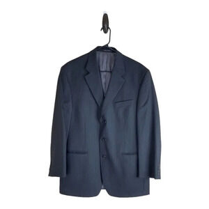 Chaps Pinstripe Wool Blazer Size 42R